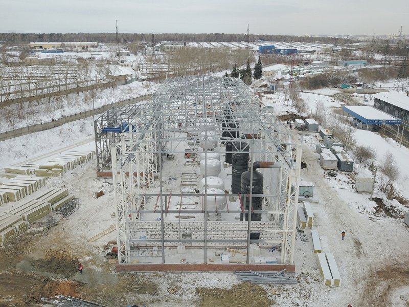 На крупном челябинском заводе строят кислородную станцию