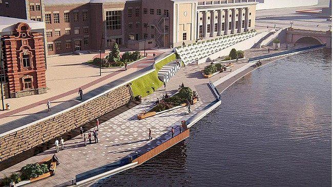 В Челябинске почти на год хотят продлить строительство набережной 