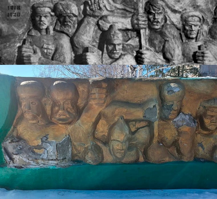 «Лица героев со временем изменились»: глава Катайска об изуродованном монументе героям войны