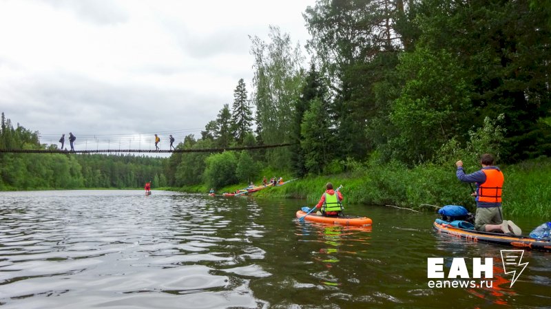   ЕАН протестировал маршрут туристического сплава по реке Чусовой в Свердловской области