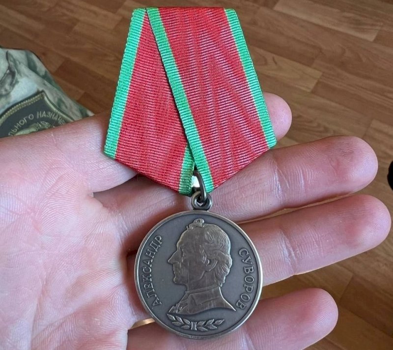Медалью Суворова награжден участник СВО из Оренбуржья