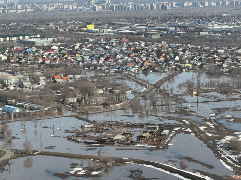 Более 31 тысячи домов оказалось под водой во время паводка в Оренбуржье 