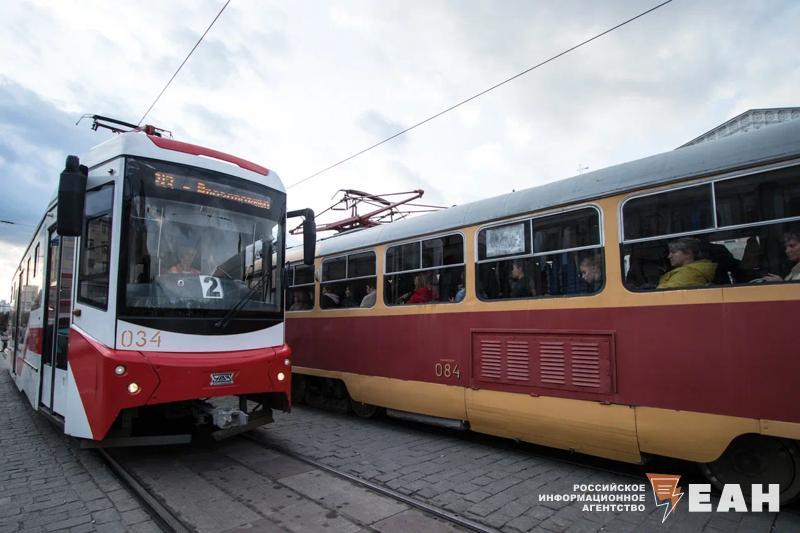 Трамваи встали в Екатеринбурге