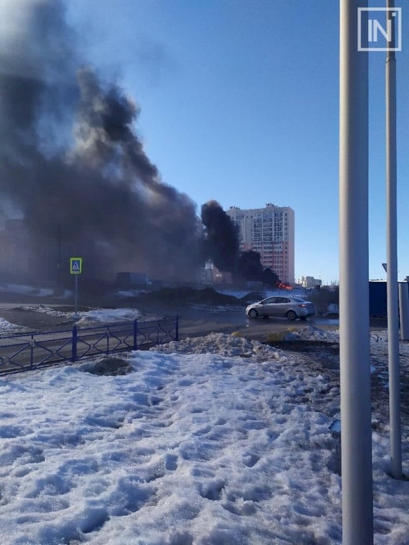 Горит газель в екатеринбурге