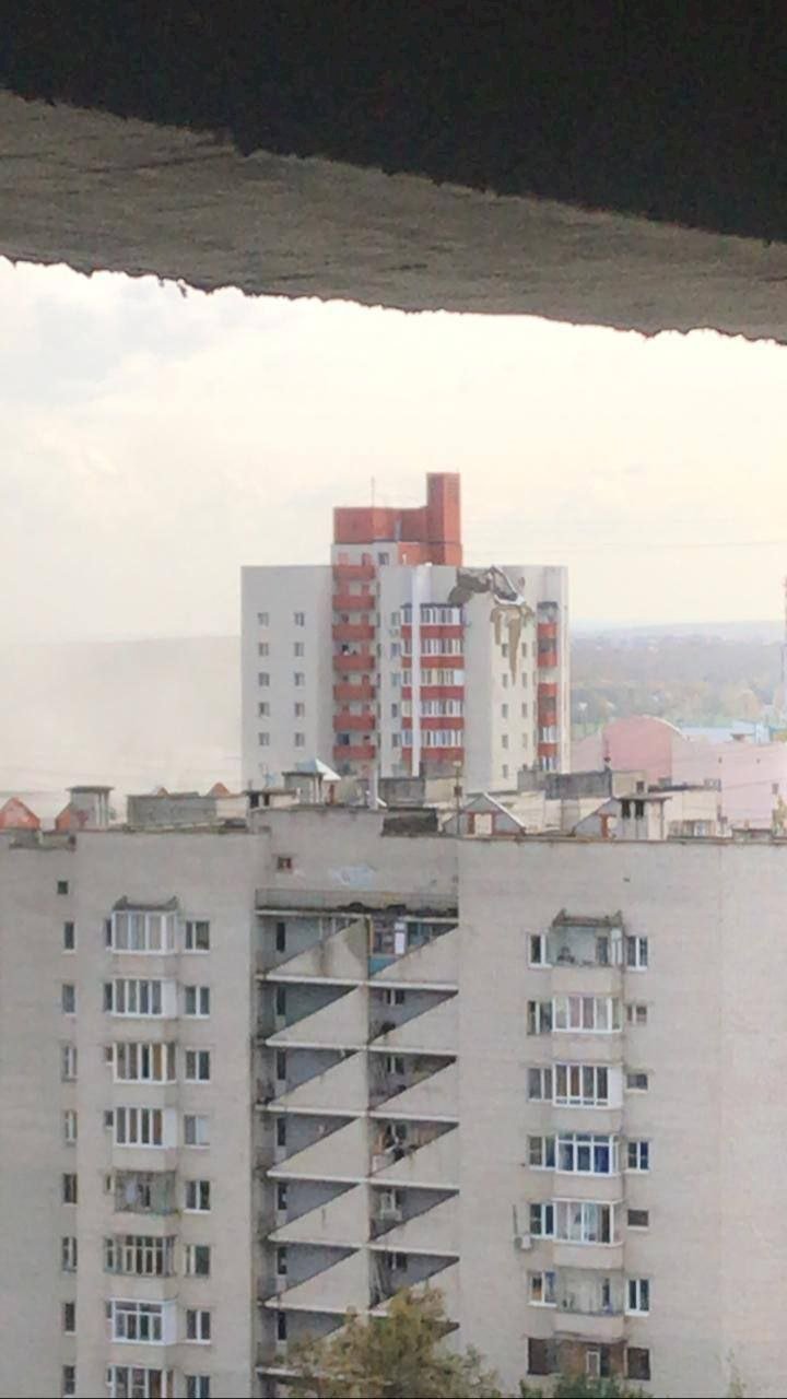 Ракета попала в жилой дом в Белгороде. ФОТО