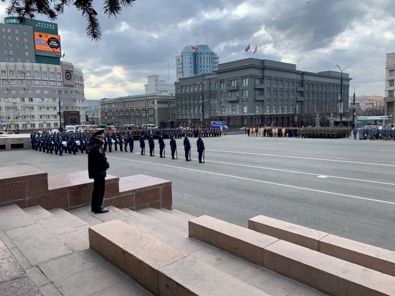 Центр Челябинска перекроют для генерального прогона парада Победы